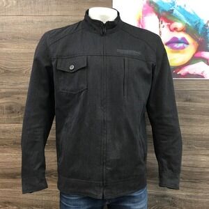 Street & Steel Men's Size Large Motorcycle Denim Jacket with Armor Systems‎